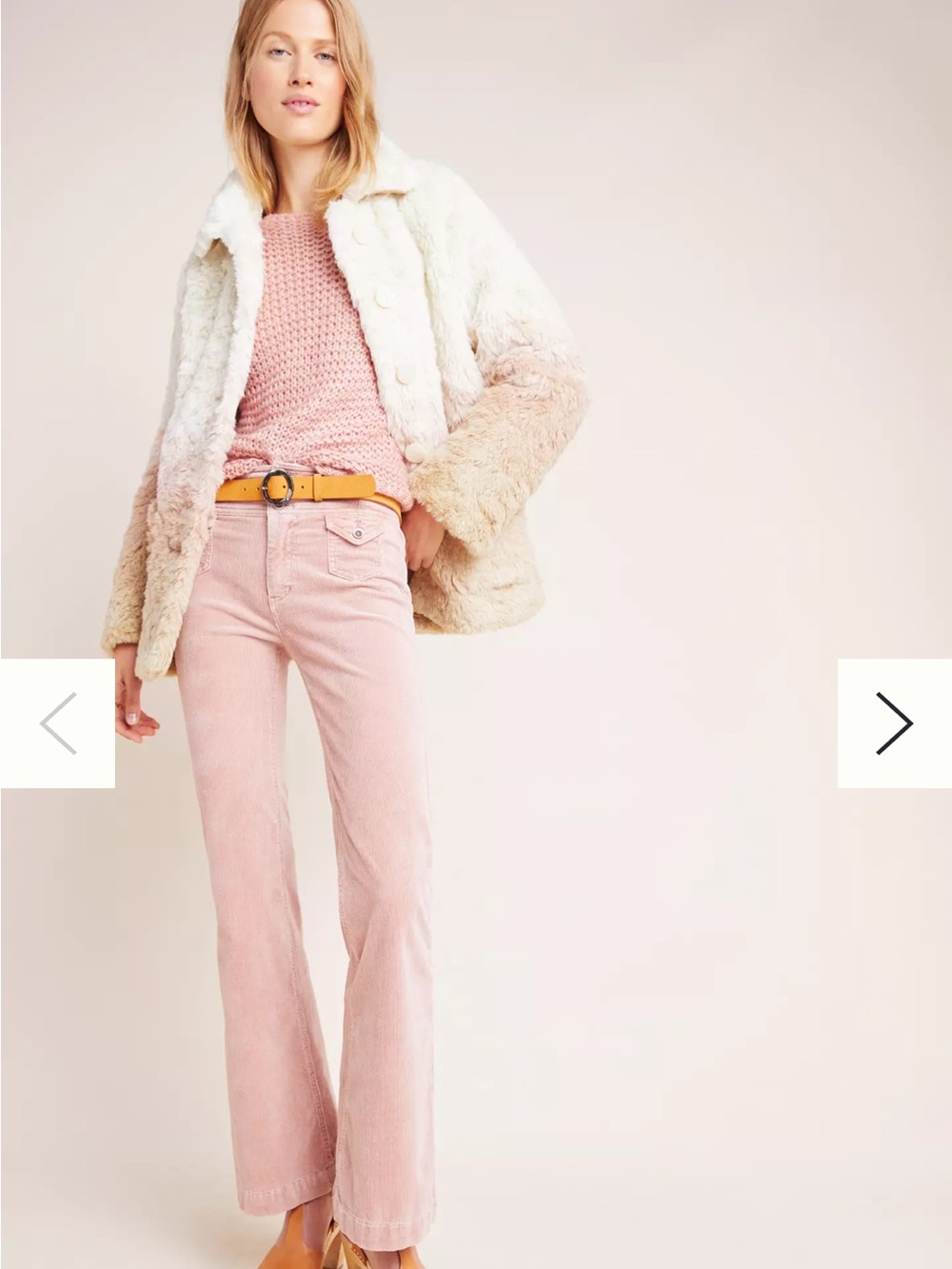 Pilcro and the Letterpress High Rise Bootcut Corduroy Pants